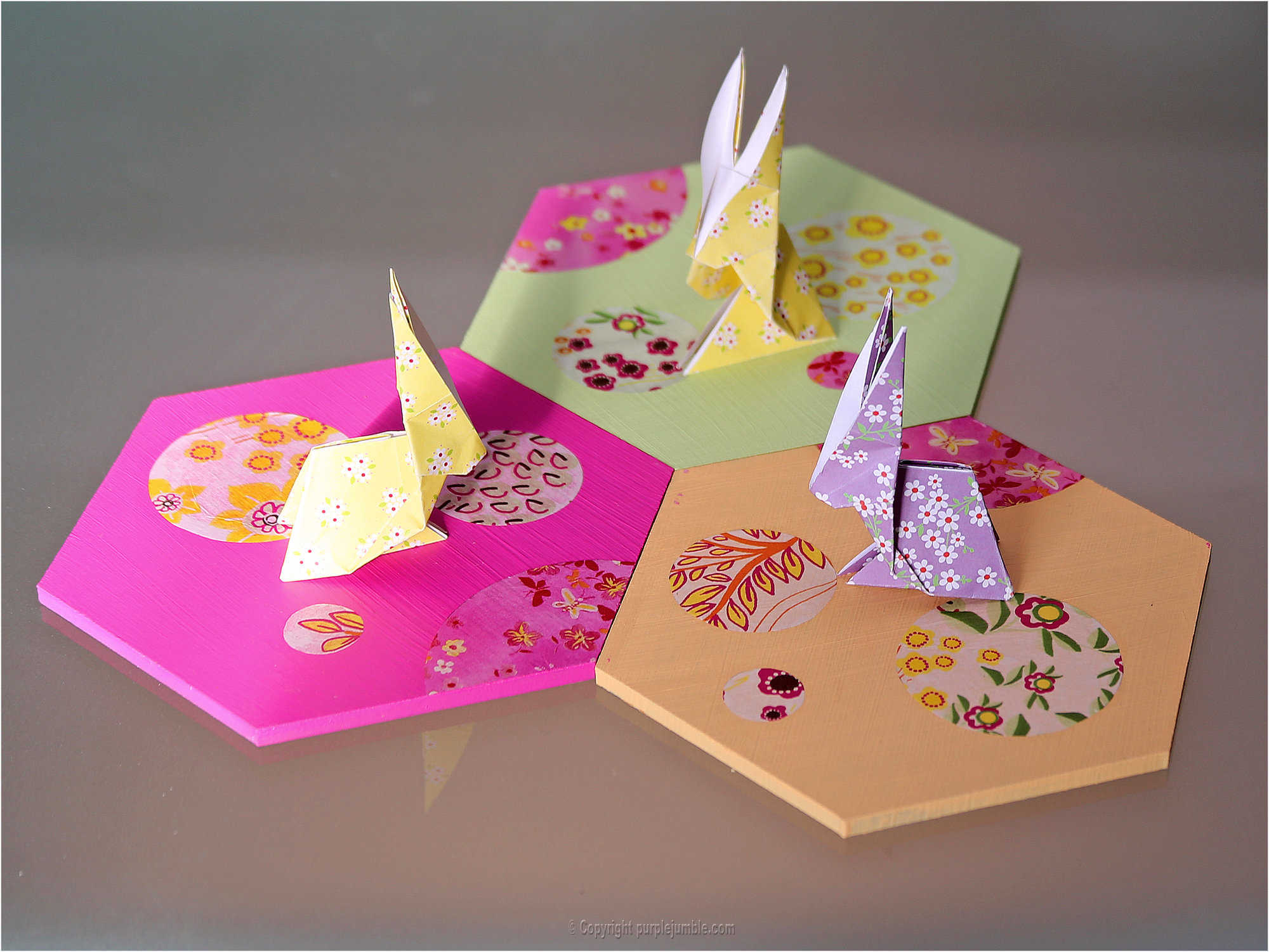 Medium diy lapin origami 26