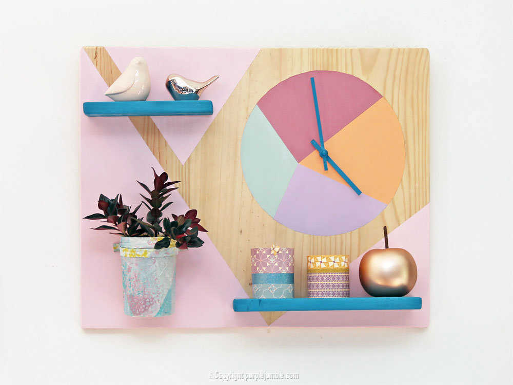 Medium diy etagere bois horloge photo finale